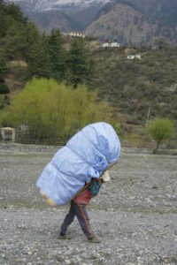 Heavy Back Packs Are Painful