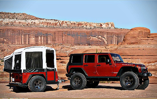 Bug Out Jeep With Trailer