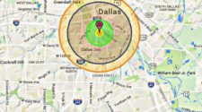Dallas Nuclear Attack Map