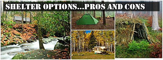 Shelter Options pros cons