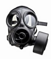 Single Filter Full Faced Gas Mask