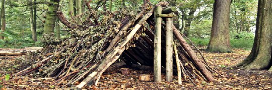 Debris Survival Shelter In A Bug Out Situation