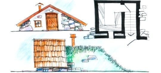 Root Cellar Drawing 1