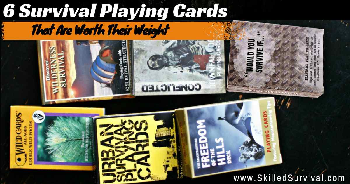 5 Best Survival Playing Cards Worth Their Extra Weight