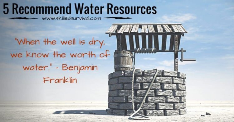 Water Well With Ben Franklin Quote