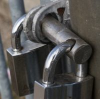 Bolted Shut Door