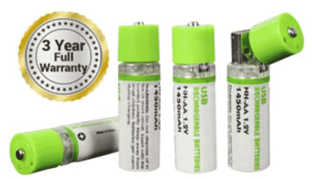 EZ Power USB Rechargable Batteries