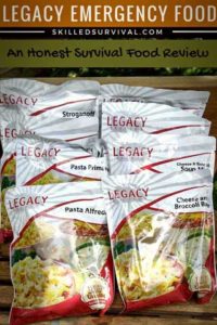 Legacy Emergency Food Review