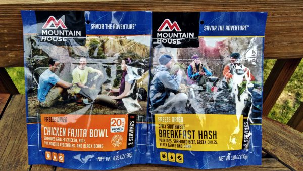 Mountain House Pouches Side By Side