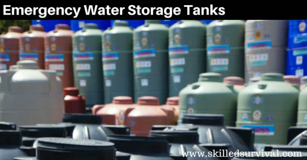 Best Drinking Water Storage Tanks For An Emergency