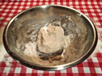 Hardtack Dough Mixed In Bowl