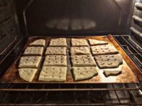 Hardtack Into The Oven