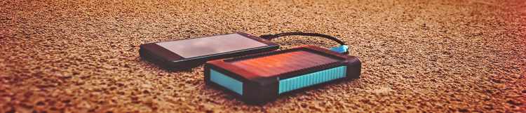 solar power phone charger on beach (1)