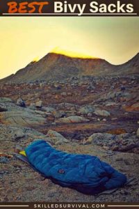 Bivy Sack On Mountain In Morning