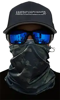 Midnight Camo Face Shield