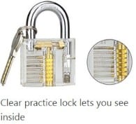 See Through Practice Lock (c)