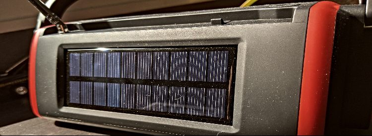 Solar Radio With Antenna Out