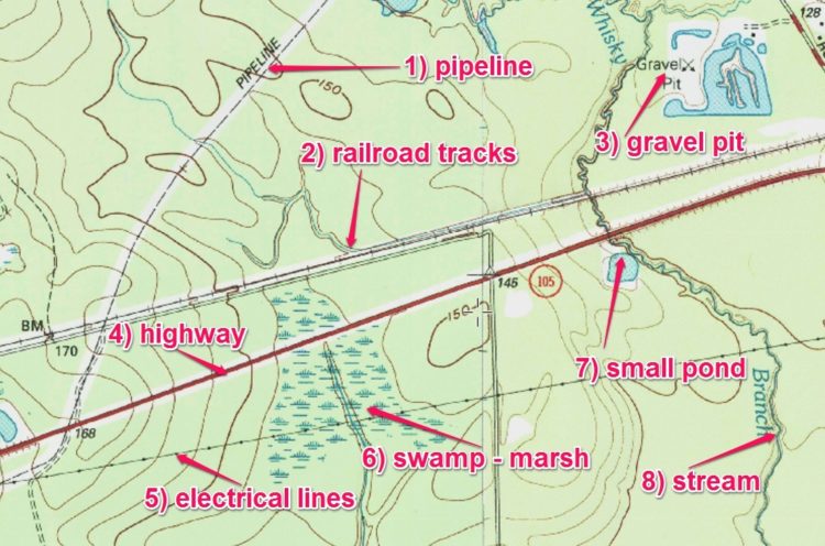 Topographic Map Reading Example 2