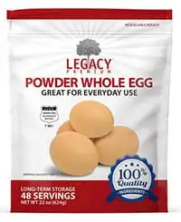 Legacy Premium Bulk Whole Egg Powder