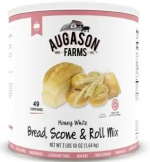 Augason Farms Honey White Bread, Roll Mix
