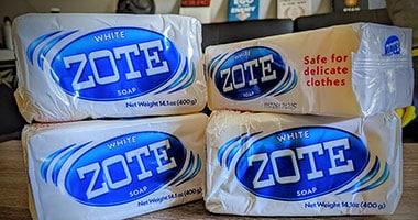 Zote Soap Stack Of 4 Bars