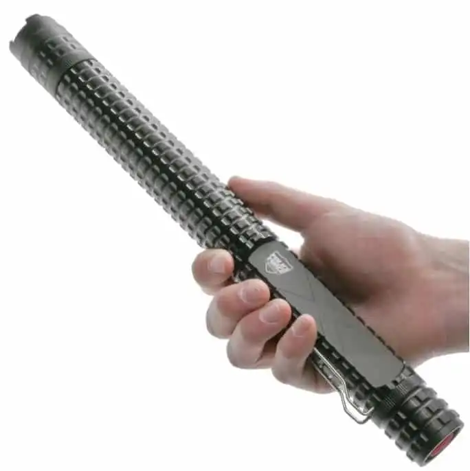 Police Force Tactical 13.5" LED Stun Gun Baton 12M