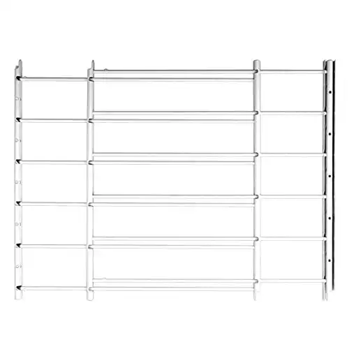 Knape & Vogt John Sterling Swing-Open Style 6-Bar Child Safety and Window Guard