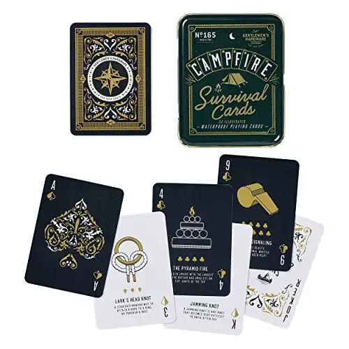 Gentlemen's Hardware Campfire Survival Playing Cards