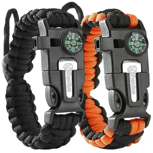 Atomic Bear Paracord Bracelet (2 Pack)