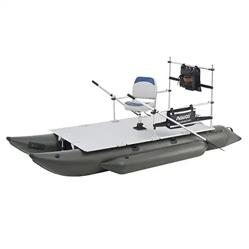 AQUOS Heavy-Duty 12.5ft for Two Series Inflatable Pontoon Boat