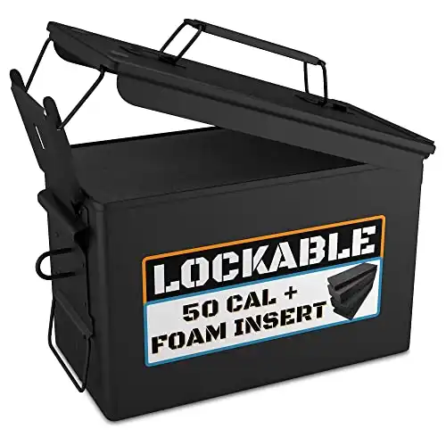 Solid Tactical 50 Cal or 30 Cal Metal Ammo Can