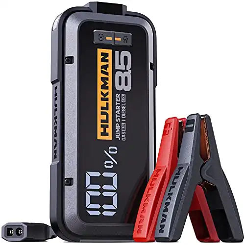HULKMAN Alpha85 Smart Jump Starter 2000 Amp 20000mAh Car Starter