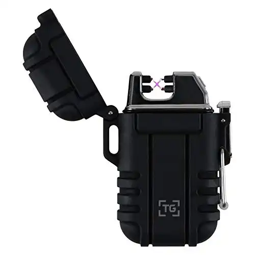 TG Plasma Lighter Windproof Waterproof USB Rechargeable Electric Lighter