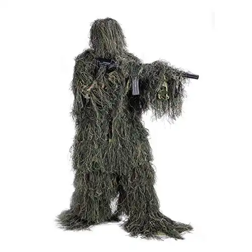 Pinty Ghillie Suit 3D 4-Piece with Bag