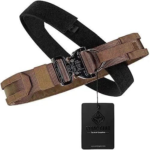 PETAC GEAR Tactical Molle Belt Rigger Belt with Cobra Buckle