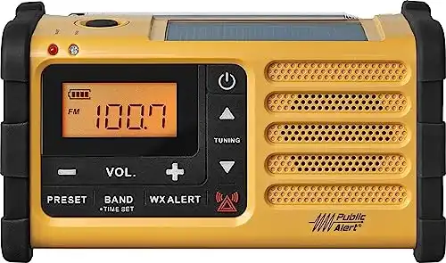 Sangean AM/FM/Weather Hand Crank Emergency Radio