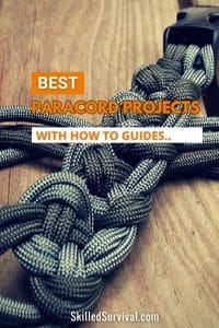 Paracord Projects - close up of a paracord bracelet being braided 1