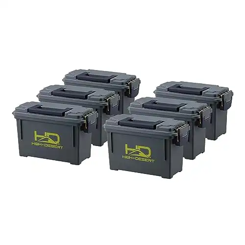 High Desert Plastic Ammo Boxes (6 Pack)