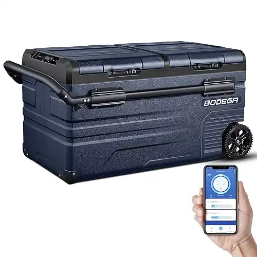 BODEGA 12 Volt Car Refrigerator / RV Portable Freezer