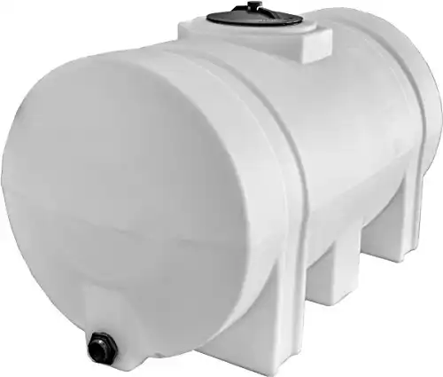 RomoTech Horizontal with Legs Polyethylene Water Tank, 65 Gallon