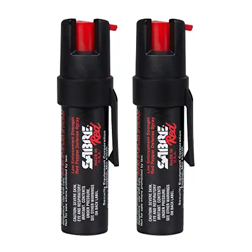 SABRE RED Compact Pepper Spray with Clip