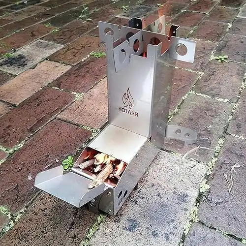 Hot Ash Wood Burning Rocket Stove