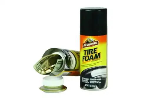 Tire Foam Stash Can Safe