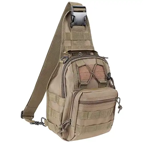 Waterproof Military Cross-body Molle Sling Bag