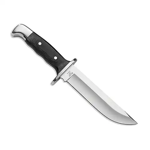 Buck Knives 124 Frontiersman Fixed Bowie Blade Knife
